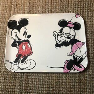 Disney Mickey Mouse Minnie Mouse Serving Tray ZAK! Designs 16" x12"